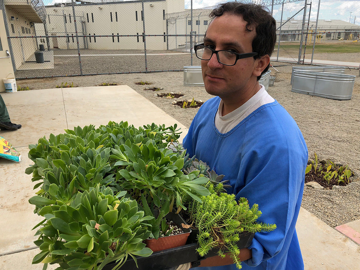 Avenal State Prison garden